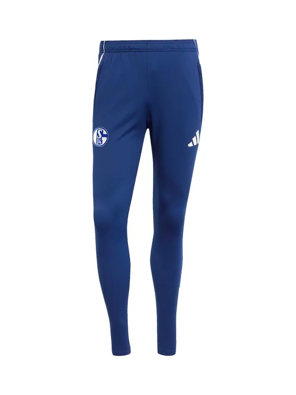 ADIDAS PERFORMANCE ADIDAS PERFORMANCE Sportske hlače 'FC Schalke 04'  plava / bijela