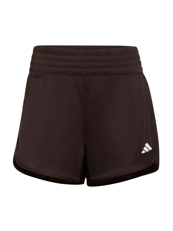 ADIDAS PERFORMANCE ADIDAS PERFORMANCE Sportske hlače 'Pacer Essentials'  smeđa / bijela