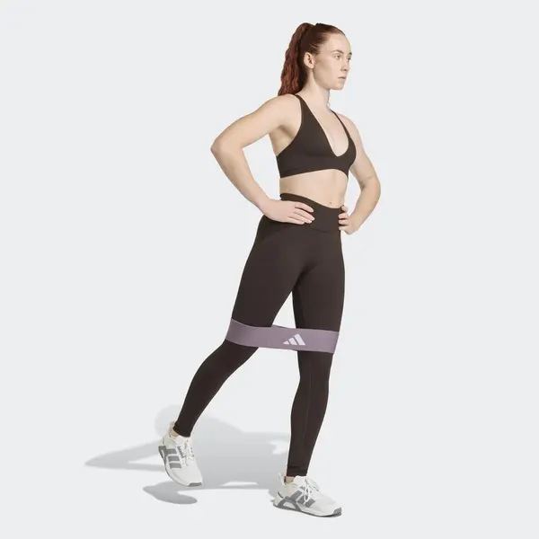 ADIDAS PERFORMANCE ADIDAS PERFORMANCE Sportske hlače 'SCRUNCH LEGGINGS'  tamno smeđa