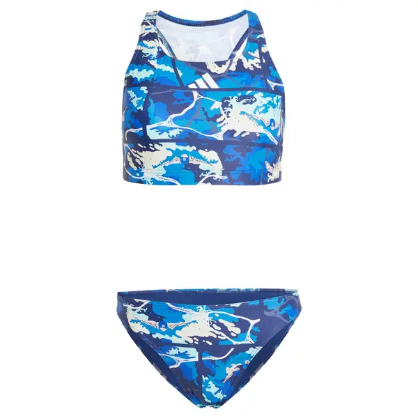 ADIDAS PERFORMANCE ADIDAS PERFORMANCE Sportski bikini 'Graphic Y-Back'  mornarsko plava / azur / tamno plava / bijela