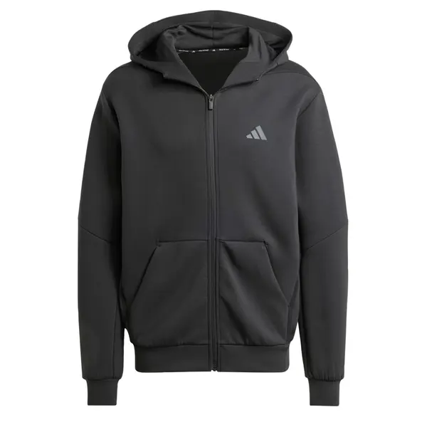 ADIDAS PERFORMANCE ADIDAS PERFORMANCE Sportski gornji dio trenirke 'Designed for Training'  siva / crna