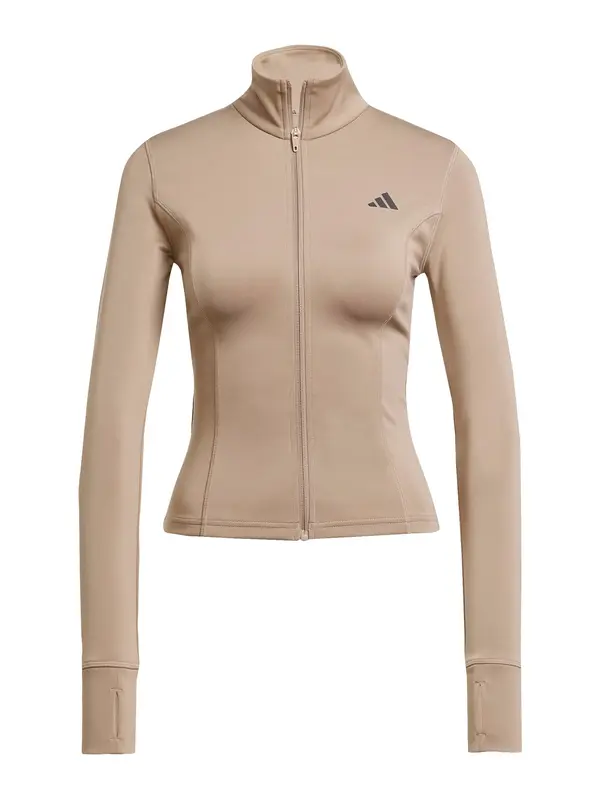 ADIDAS PERFORMANCE ADIDAS PERFORMANCE Sportski gornji dio trenirke 'Opt Ess'  moka smeđa / crna