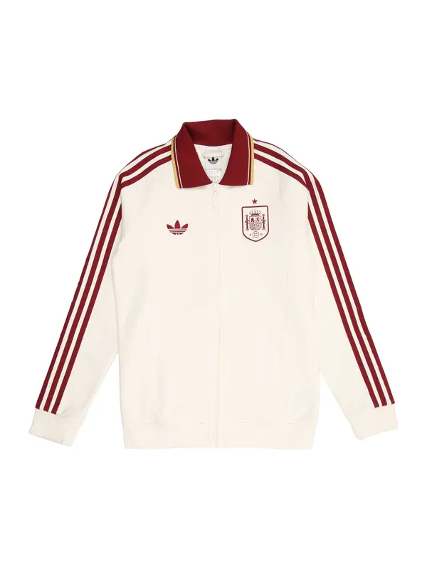 ADIDAS PERFORMANCE ADIDAS PERFORMANCE Sportski gornji dio trenirke 'Spain Away Anthem Jacket'  bordo / bijela