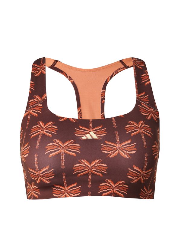 ADIDAS PERFORMANCE ADIDAS PERFORMANCE Sportski grudnjak 'Adidas x FARM Rio'  smeđa / narančasta