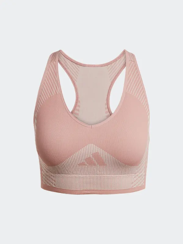 ADIDAS PERFORMANCE ADIDAS PERFORMANCE Sportski grudnjak 'AEROKNIT Training Light Support'  roza / prljavo roza