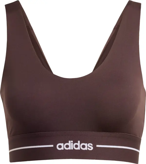 ADIDAS PERFORMANCE ADIDAS PERFORMANCE Sportski grudnjak 'Hyperglam'  čokolada / bijela