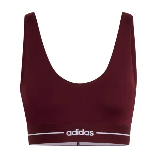 ADIDAS PERFORMANCE ADIDAS PERFORMANCE Sportski grudnjak 'Hyperglam'  tamno crvena / bijela