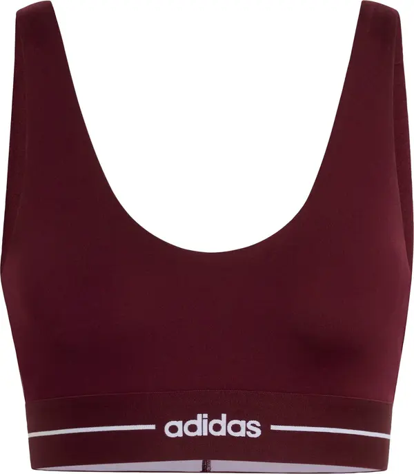 ADIDAS PERFORMANCE ADIDAS PERFORMANCE Sportski grudnjak 'Hyperglam'  tamno crvena / bijela