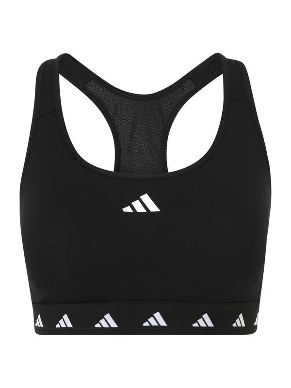 ADIDAS PERFORMANCE ADIDAS PERFORMANCE Sportski grudnjak 'Powerreact Training Medium-support Techfit'  crna / bijela