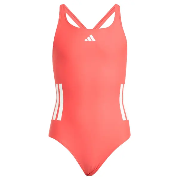 ADIDAS PERFORMANCE ADIDAS PERFORMANCE Sportski kupaći '3-Stripes C-Back Swimsuit'  lubenica roza / bijela