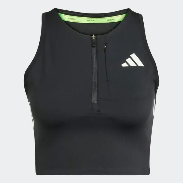 ADIDAS PERFORMANCE ADIDAS PERFORMANCE Sportski top 'Adizero'  crna / prljavo bijela