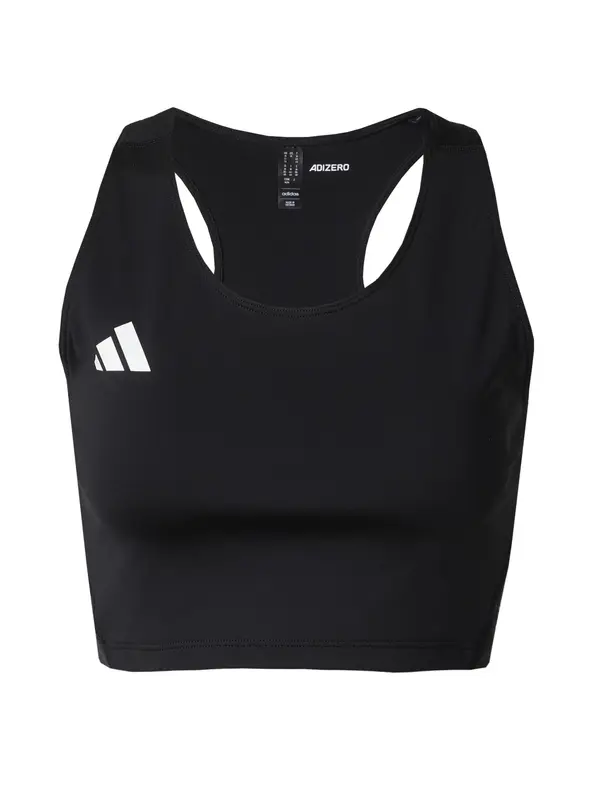 ADIDAS PERFORMANCE ADIDAS PERFORMANCE Sportski top 'Adizero E'  crna / bijela