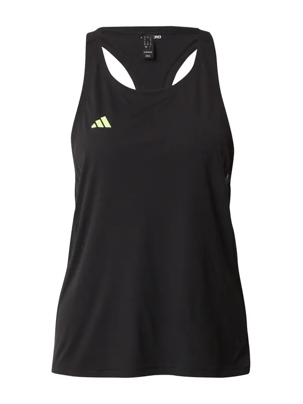 ADIDAS PERFORMANCE ADIDAS PERFORMANCE Sportski top 'Adizero Essentials'  limeta zelena / crna