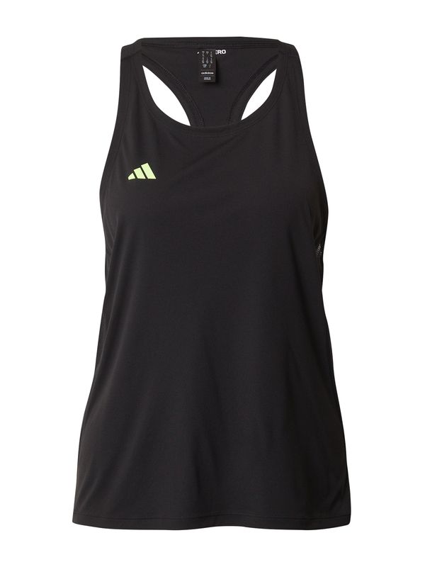 Adidas ADIDAS PERFORMANCE Sportski top 'Adizero Essentials'  limeta zelena / crna