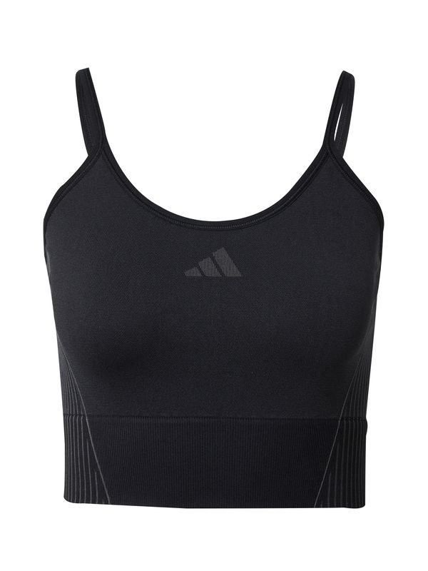ADIDAS PERFORMANCE ADIDAS PERFORMANCE Sportski top  kameno siva / crna