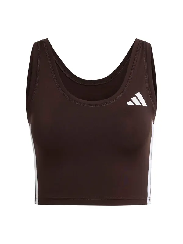 ADIDAS PERFORMANCE ADIDAS PERFORMANCE Sportski top  tamno smeđa / bijela