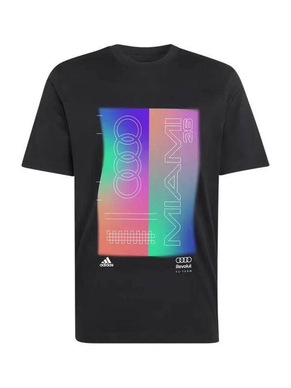 ADIDAS PERFORMANCE ADIDAS PERFORMANCE Tehnička sportska majica 'Audi Revolut F1 Team Teamgeist'  plava / zelena / ljubičasta / crna