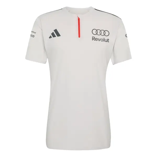 ADIDAS PERFORMANCE ADIDAS PERFORMANCE Tehnička sportska majica 'Audi Revolut Formula One Team Engineers & Marketing'  antracit siva / crna / bijela