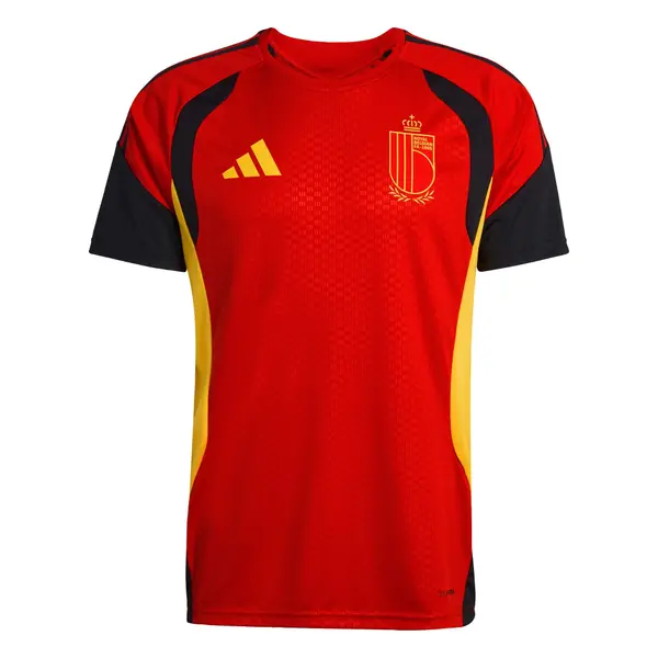 ADIDAS PERFORMANCE ADIDAS PERFORMANCE Tehnička sportska majica 'Belgien 26 Tiro'  žuta / med / crna