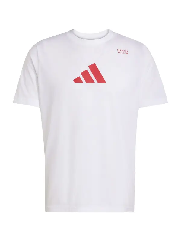 ADIDAS PERFORMANCE ADIDAS PERFORMANCE Tehnička sportska majica  crvena / bijela