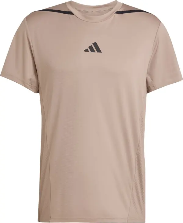 ADIDAS PERFORMANCE ADIDAS PERFORMANCE Tehnička sportska majica 'Designed for Training Pro'  svijetlosmeđa / crna