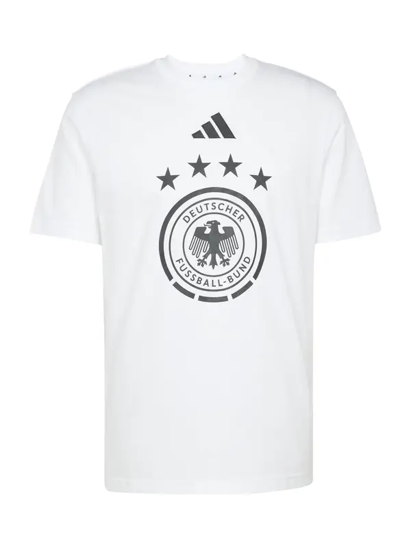 ADIDAS PERFORMANCE ADIDAS PERFORMANCE Tehnička sportska majica 'DFB DNA GR'  crna / bijela