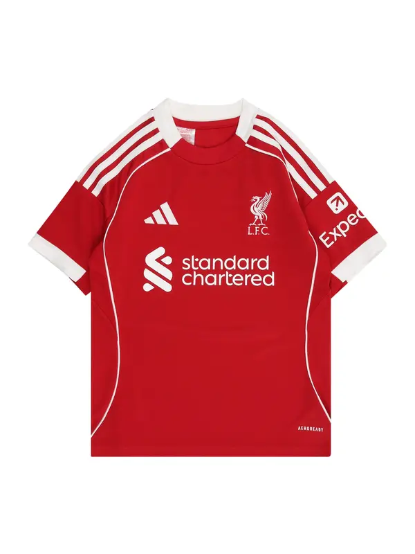 ADIDAS PERFORMANCE ADIDAS PERFORMANCE Tehnička sportska majica 'FC Liverpool 25-26 Heim'  crvena / bijela