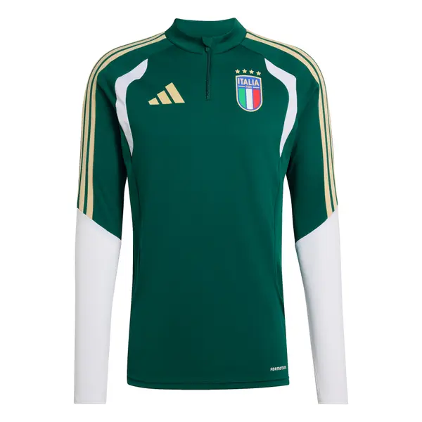 ADIDAS PERFORMANCE ADIDAS PERFORMANCE Tehnička sportska majica 'FIGC'  svijetložuta / kraljevski zelena / bijela