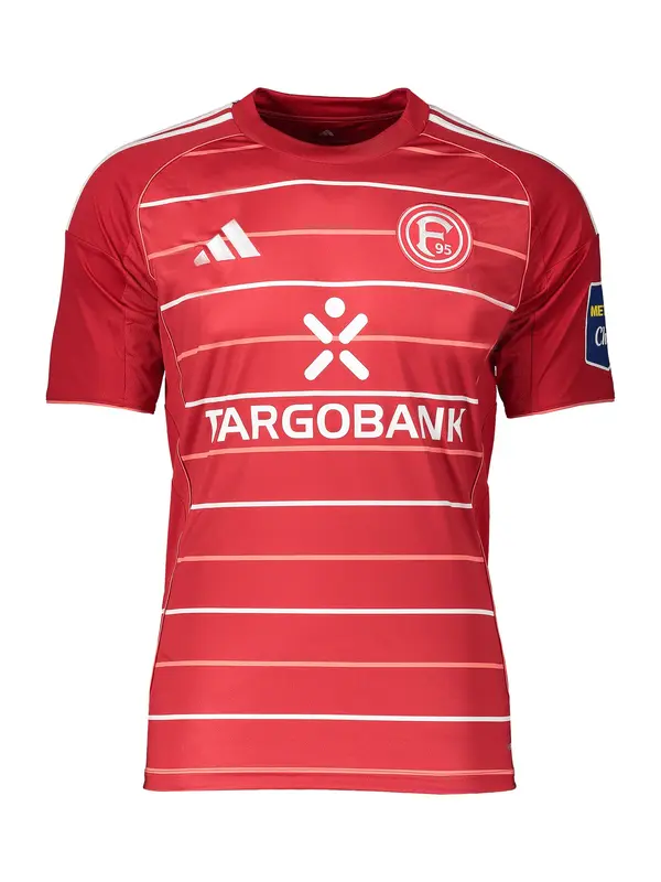 ADIDAS PERFORMANCE ADIDAS PERFORMANCE Tehnička sportska majica 'Fortuna Düsseldorf'  crvena / bijela