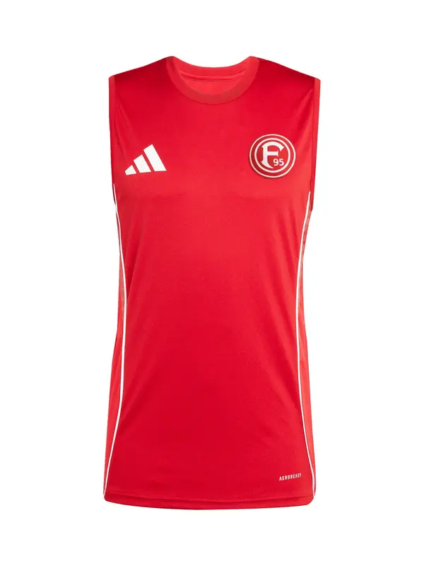 ADIDAS PERFORMANCE ADIDAS PERFORMANCE Tehnička sportska majica 'Fortuna Düsseldorf'  crvena / bijela