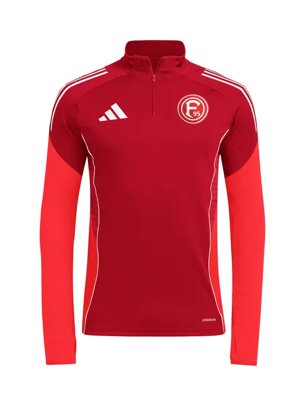 ADIDAS PERFORMANCE ADIDAS PERFORMANCE Tehnička sportska majica 'Fortuna Düsseldorf'  crvena / bijela