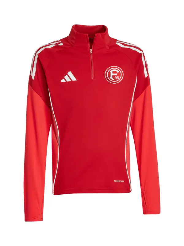 ADIDAS PERFORMANCE ADIDAS PERFORMANCE Tehnička sportska majica 'Fortuna Düsseldorf'  crvena / bijela