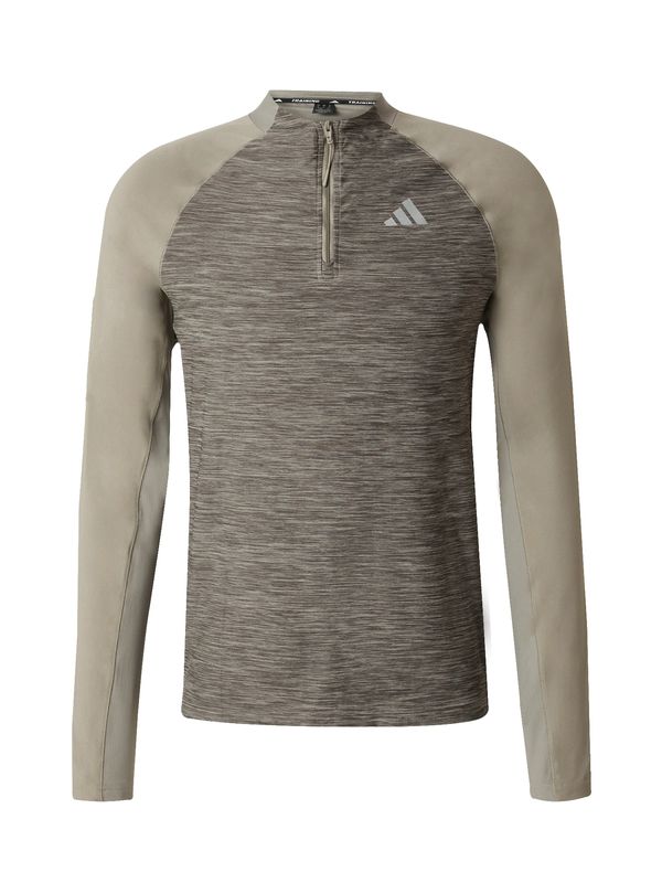 ADIDAS PERFORMANCE ADIDAS PERFORMANCE Tehnička sportska majica 'GYM+'  maslinasta / pastelno zelena / bijela