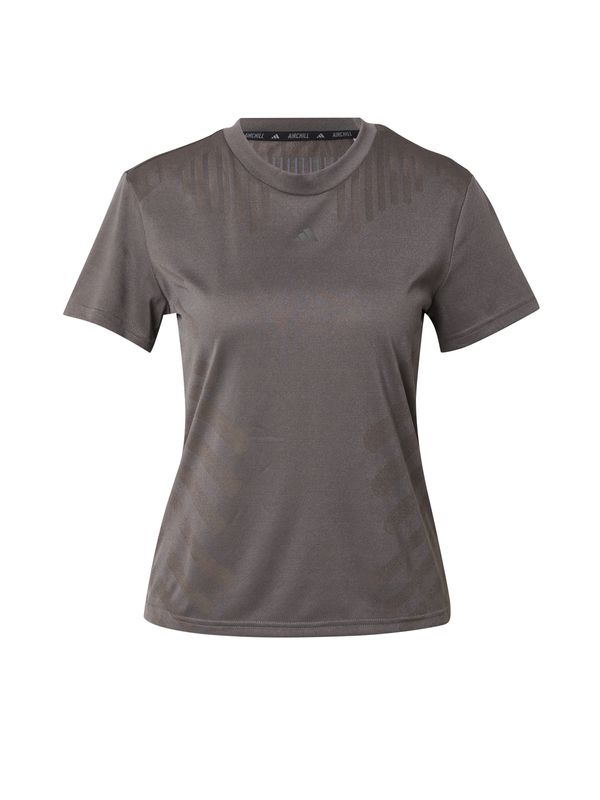 ADIDAS PERFORMANCE ADIDAS PERFORMANCE Tehnička sportska majica 'HR HIIT AIRCH'  grafit siva / crna