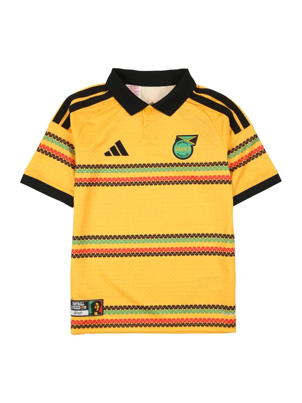 ADIDAS PERFORMANCE ADIDAS PERFORMANCE Tehnička sportska majica 'JFF H JSY'  žuta / zelena / crna