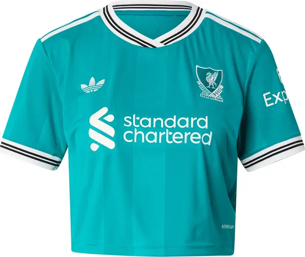 ADIDAS PERFORMANCE ADIDAS PERFORMANCE Tehnička sportska majica 'LFC 3'  tirkiz / crna / bijela