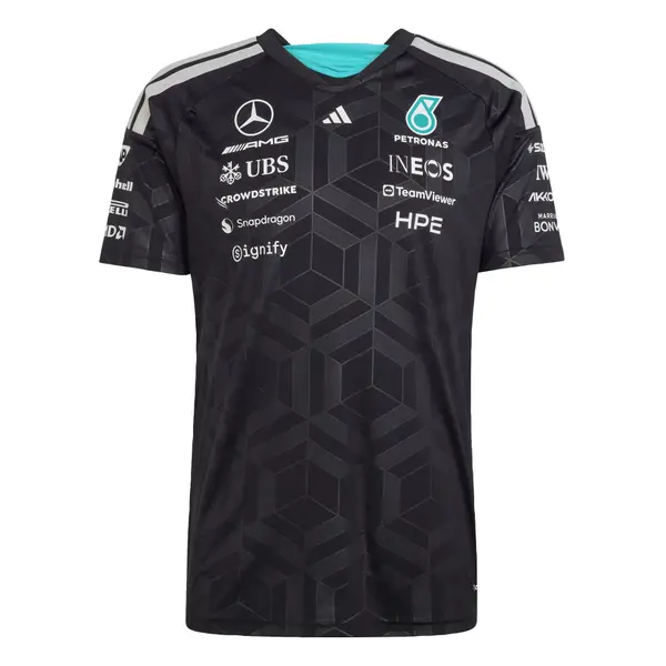 ADIDAS PERFORMANCE ADIDAS PERFORMANCE Tehnička sportska majica 'Mercedes-AMG Petronas Formula 1 Team Driver'  akvamarin / antracit siva / crna / prljavo bijela