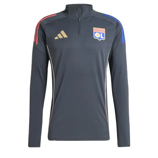 ADIDAS PERFORMANCE ADIDAS PERFORMANCE Tehnička sportska majica 'Olympique Lyon Tiro 25 Competition'  plava / pastelno žuta / grafit siva / narančasto crvena