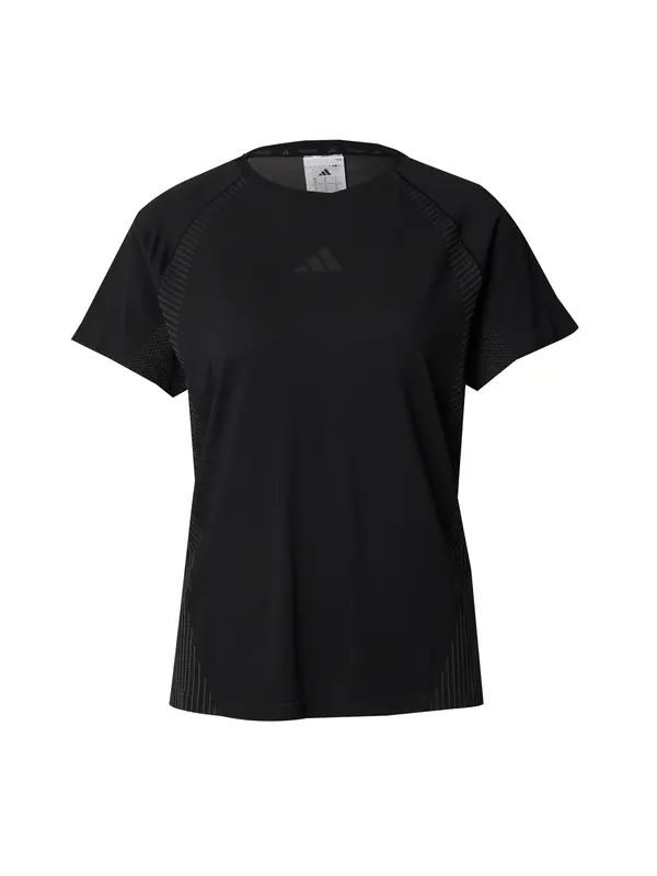 ADIDAS PERFORMANCE ADIDAS PERFORMANCE Tehnička sportska majica 'Seamless Knitted'  tamo siva / crna