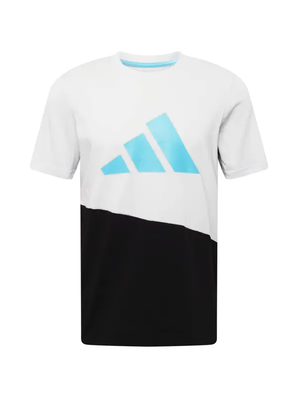 ADIDAS PERFORMANCE ADIDAS PERFORMANCE Tehnička sportska majica  svijetloplava / crna / prljavo bijela