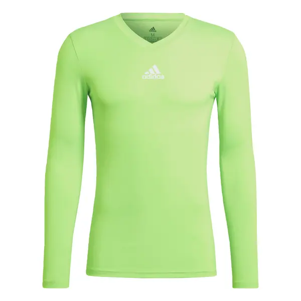 ADIDAS PERFORMANCE ADIDAS PERFORMANCE Tehnička sportska majica 'Team Base'  neonsko zelena / bijela