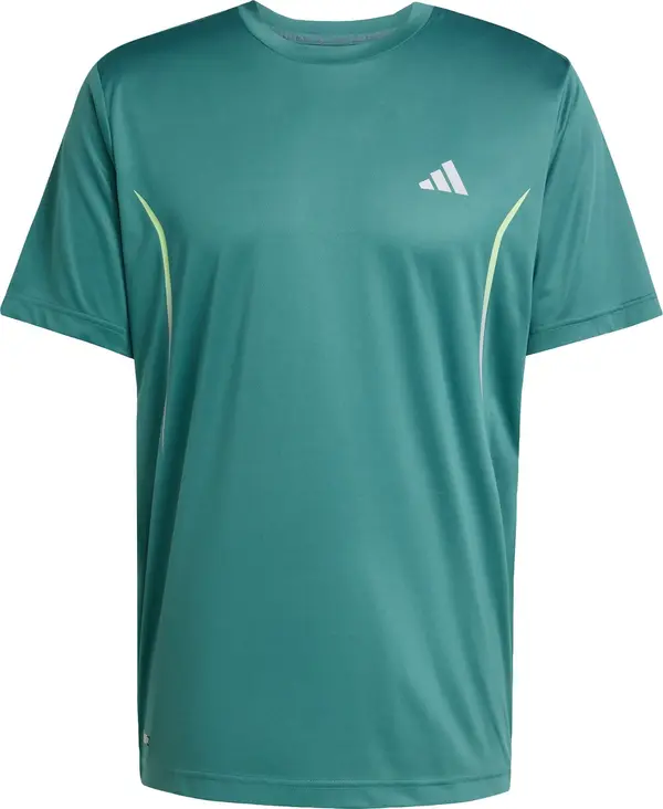 ADIDAS PERFORMANCE ADIDAS PERFORMANCE Tehnička sportska majica 'Tech Appare'  srebrno siva / zelena / limeta