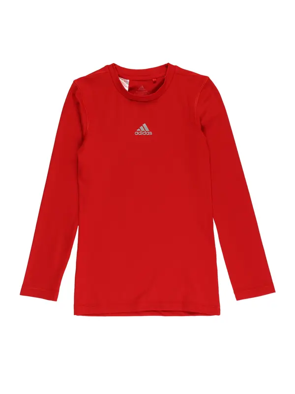 ADIDAS PERFORMANCE ADIDAS PERFORMANCE Tehnička sportska majica 'Techfit'  svijetlosiva / crvena