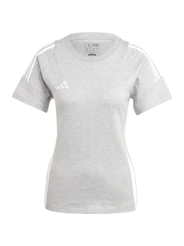 ADIDAS PERFORMANCE ADIDAS PERFORMANCE Tehnička sportska majica 'Tiro 24'  siva melange / bijela