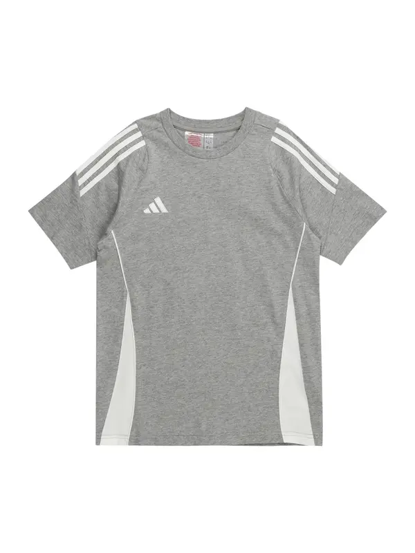 ADIDAS PERFORMANCE ADIDAS PERFORMANCE Tehnička sportska majica 'TIRO24'  siva / bijela