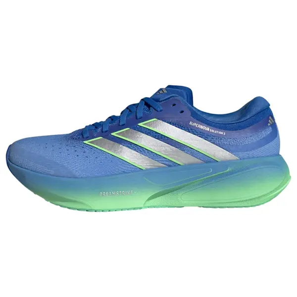 ADIDAS PERFORMANCE ADIDAS PERFORMANCE Tenisice za trčanje 'Supernova Solution 3'  azur / neonsko zelena / srebro
