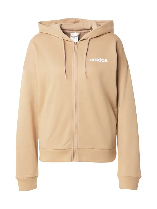 ADIDAS SPORTSWEAR ADIDAS SPORTSWEAR Gornji dio trenirke  bež / bijela