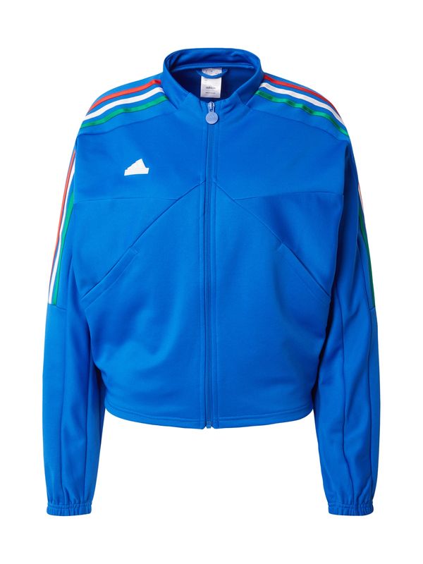 ADIDAS SPORTSWEAR ADIDAS SPORTSWEAR Jakna za vježbanje 'TIRO'  plava / zelena / crvena / bijela