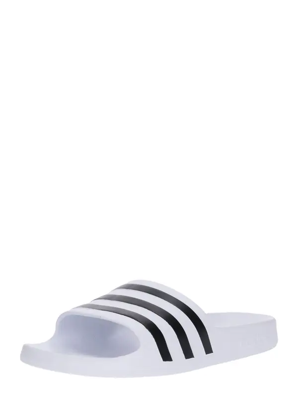 ADIDAS SPORTSWEAR ADIDAS SPORTSWEAR Natikače s potpeticom 'Adilette Aqua'  crna / bijela