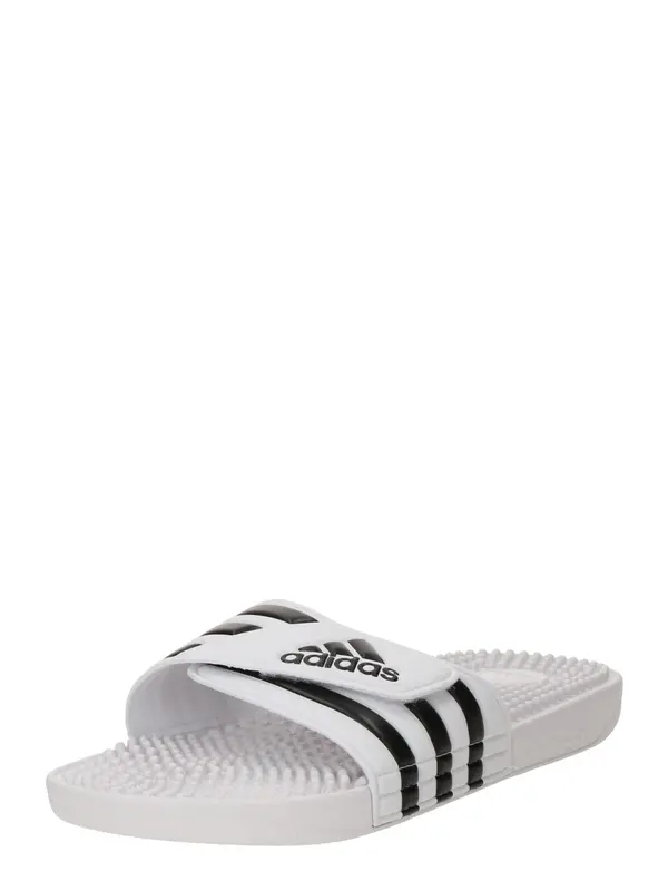 ADIDAS SPORTSWEAR ADIDAS SPORTSWEAR Natikače s potpeticom 'Adissage'  crna / bijela